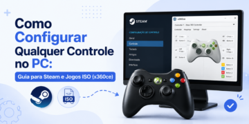 Como Configurar Qualquer Controle no PC: Guia para Steam e Jogos ISO (x360ce)
